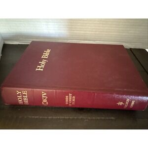 Holy Bible NKJV Nelson 410BG 1982 Words Of Christ Red